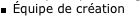 �quipe de cr�ation